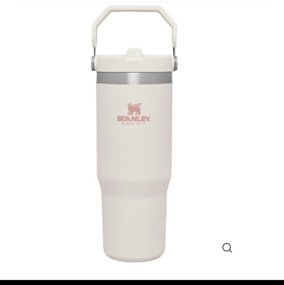 Stanley Rose Quartz 30 oz IceFlow Tumbler with Straw! NWT